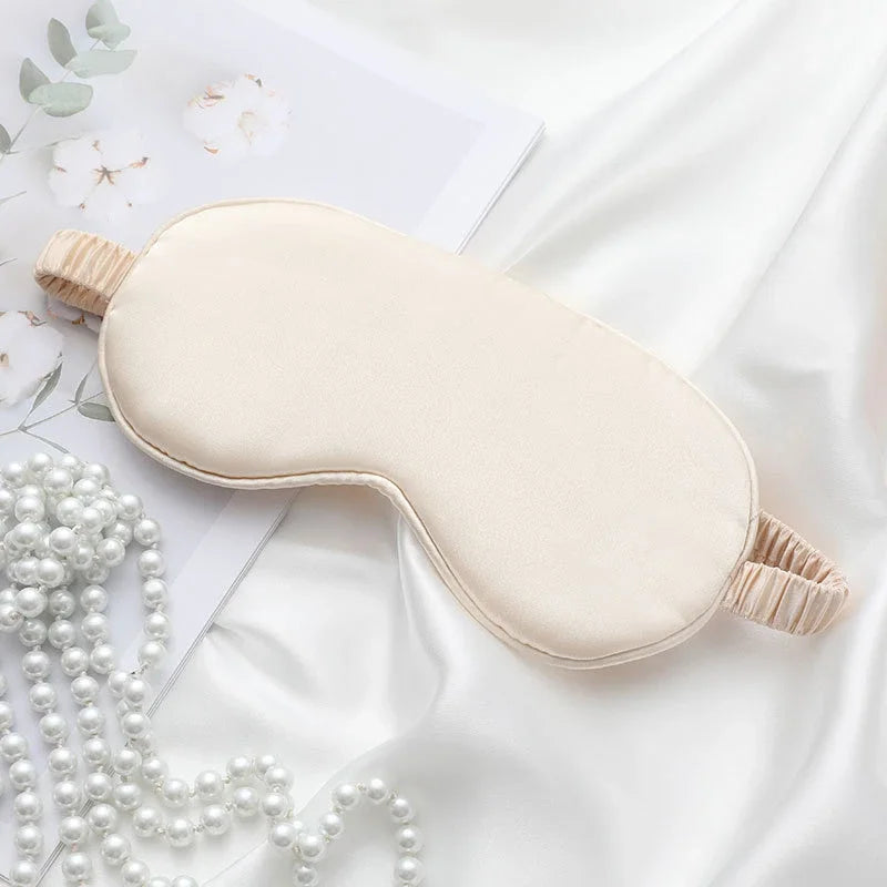 Silk Sleep Eye Mask – Light Blocking Travel & Nap Eyeshade
