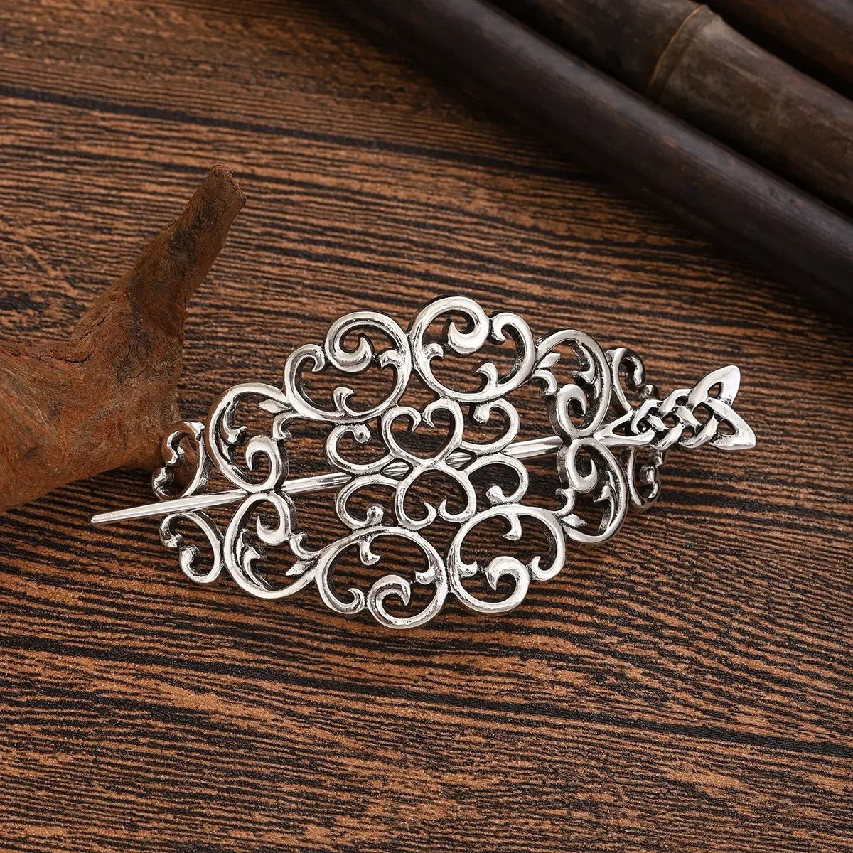 Viking Celtic Knot Hair Stick Clip – Women's Hair Accessory