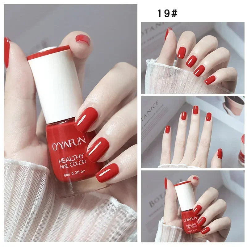 40 Autumn Brown Shades Water-Based Peel Off Gel Nail Polish