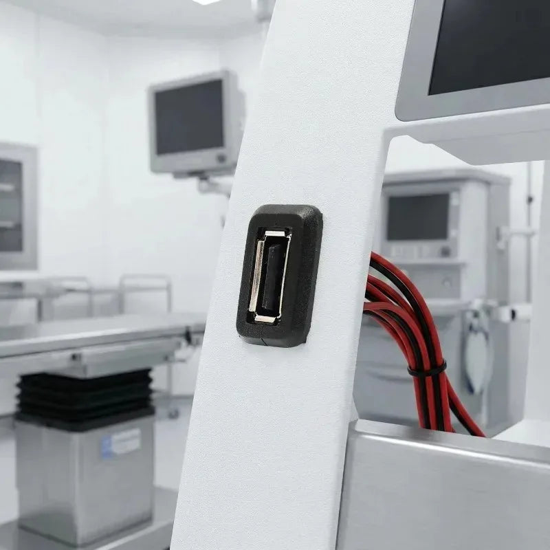 USB 2.0 Female Charging Port Connector – Waterproof Snap-On