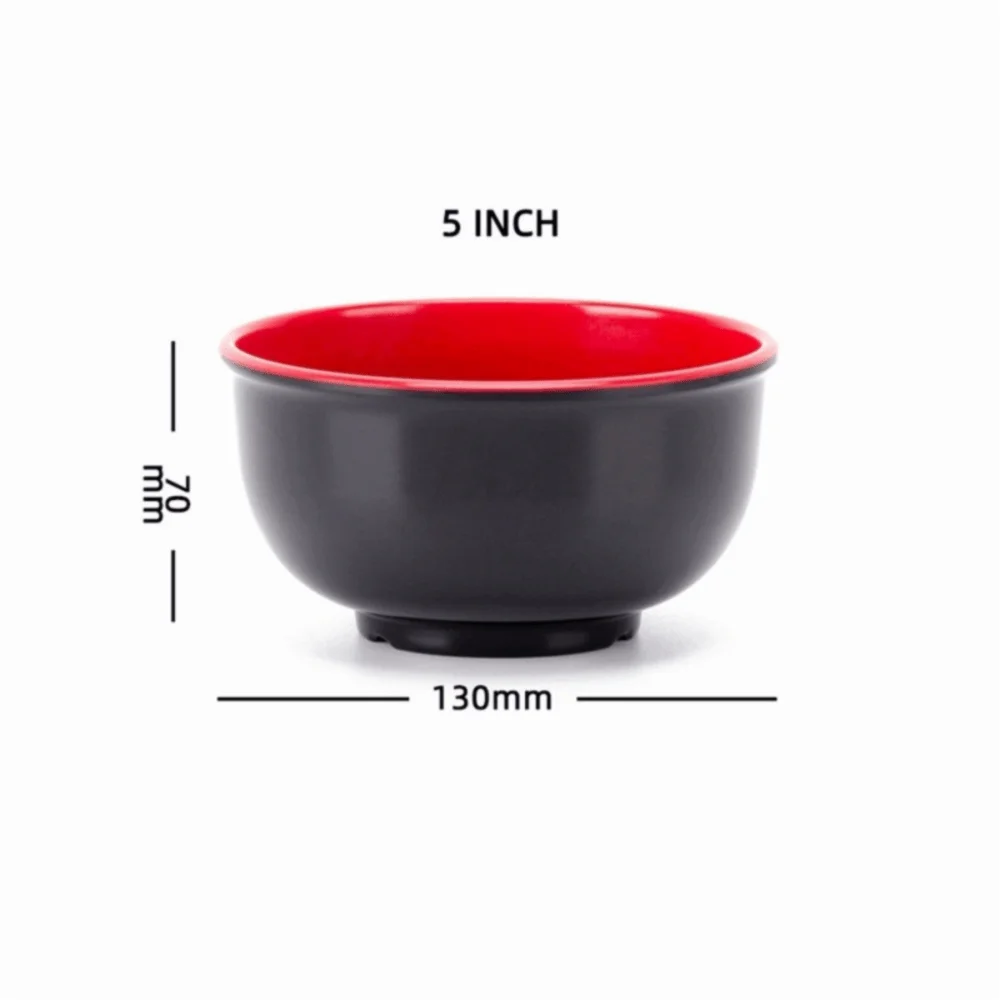 Japanese Style Melamine Bowls – Unbreakable Soup & Food Bowls
