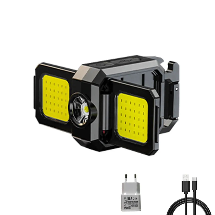 USB Rechargeable COB LED Keychain Work Light – Waterproof Mini Torch