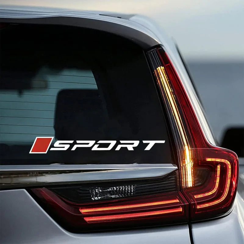 Sport Racing Car Wiper Stickers – PVC Vinyl Decals 2-Pack