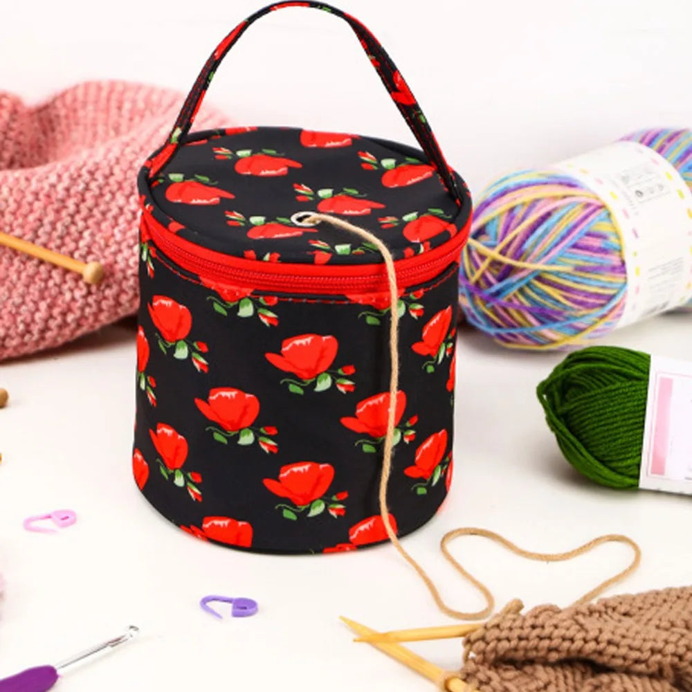 Oxford Cloth Yarn Storage Bag – Knitting Tote & Skein Holder