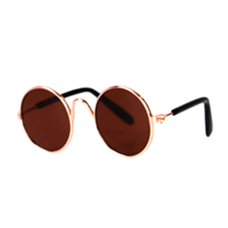 Vintage Round Pet Glasses – Dog & Cat Photo Prop Eyewear