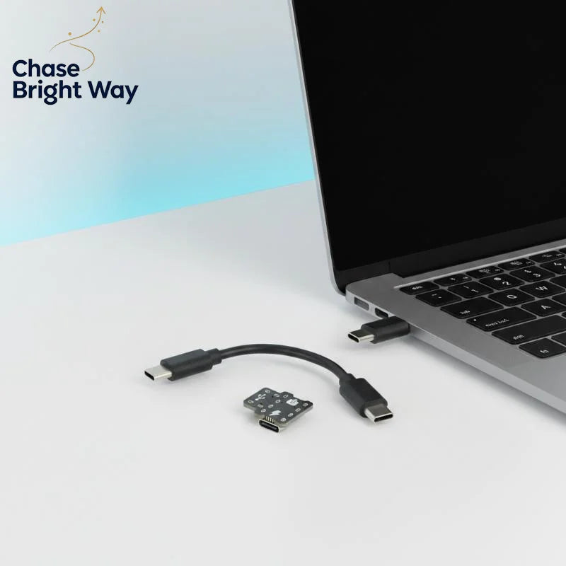USB-C Power Splitter 1 in 2 Out – Dual Device Charging Adapter