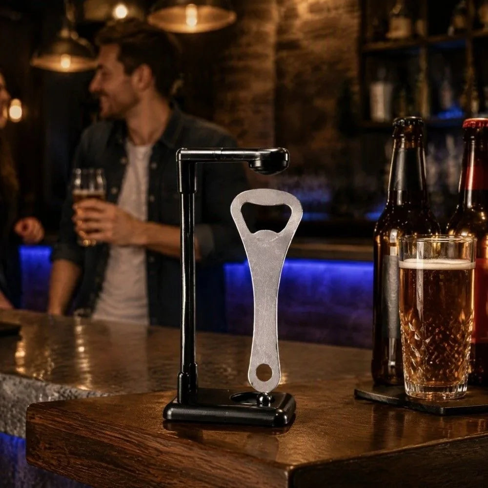 Magnetic Levitation Bottle Opener – Floating Iron Gadget
