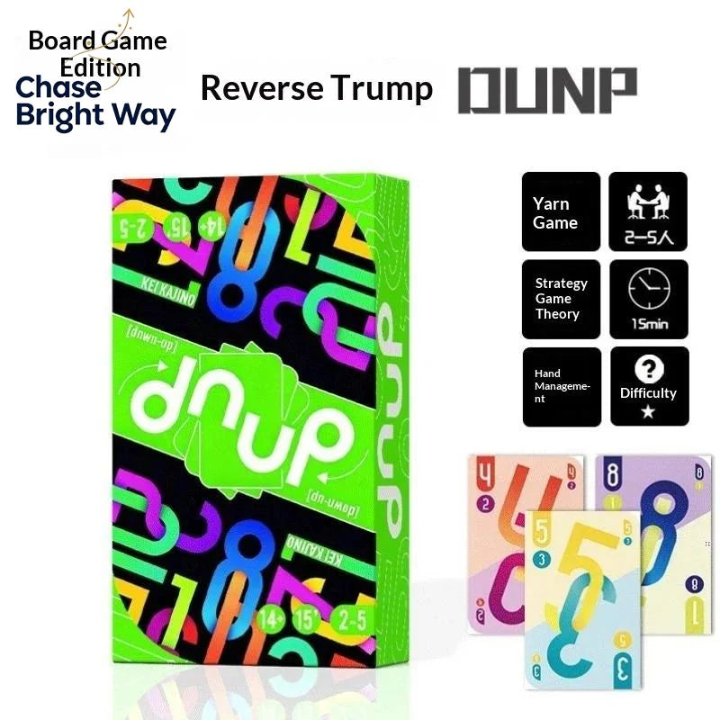 Dnup Strategy Card Game – 2–5 Players, Family Party Game