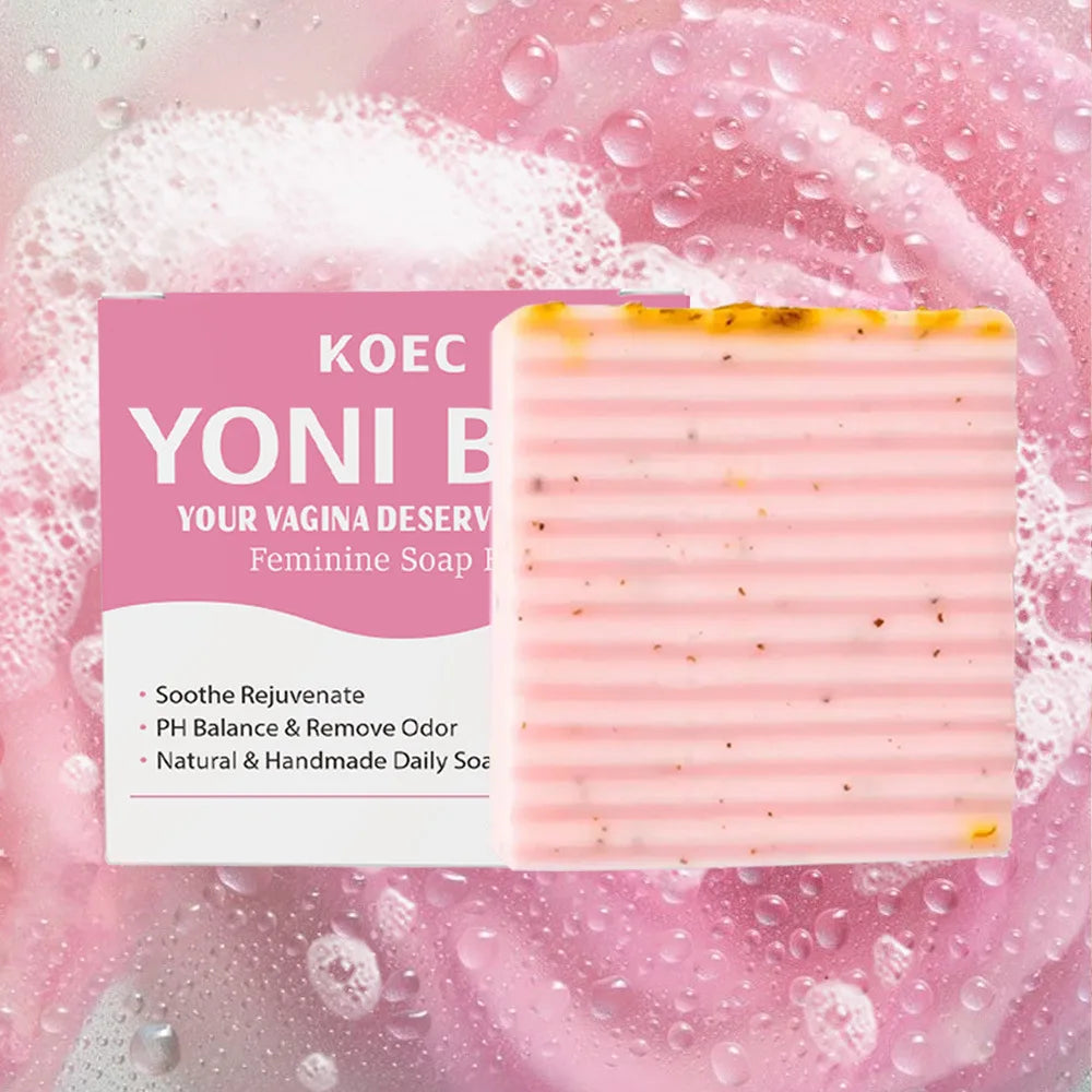 Natural Vegan Yoni Bar Soap – pH Balance & Intimate Hygiene