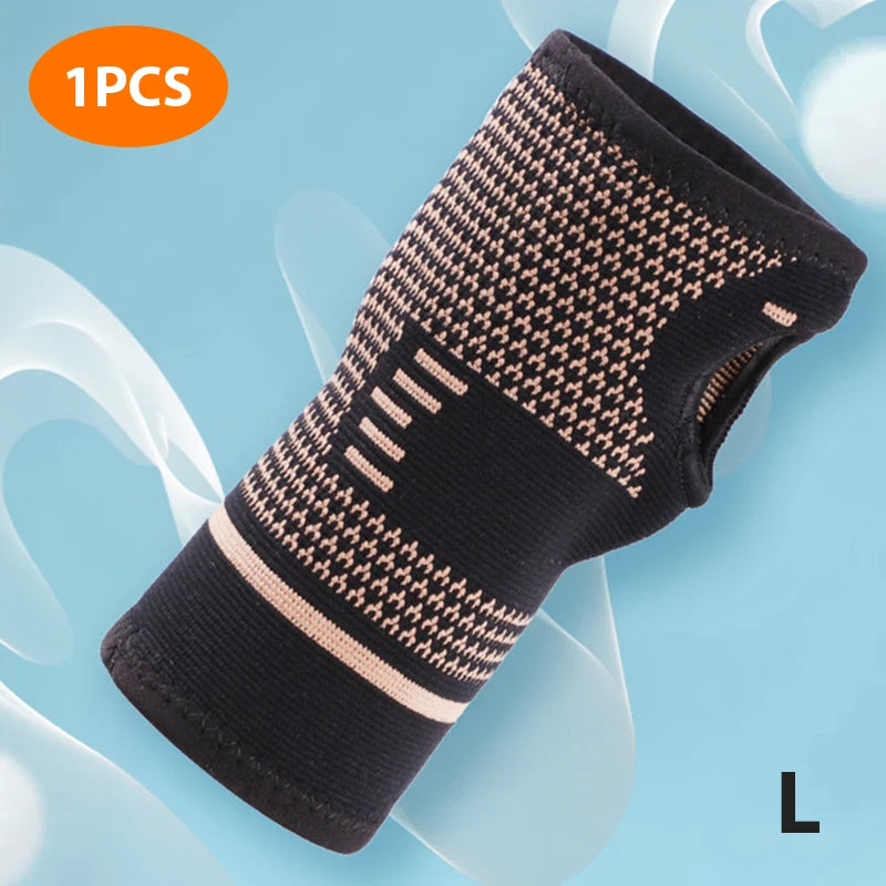 Sports Compression Wrist Brace Sleeve – Elastic Wrist Support