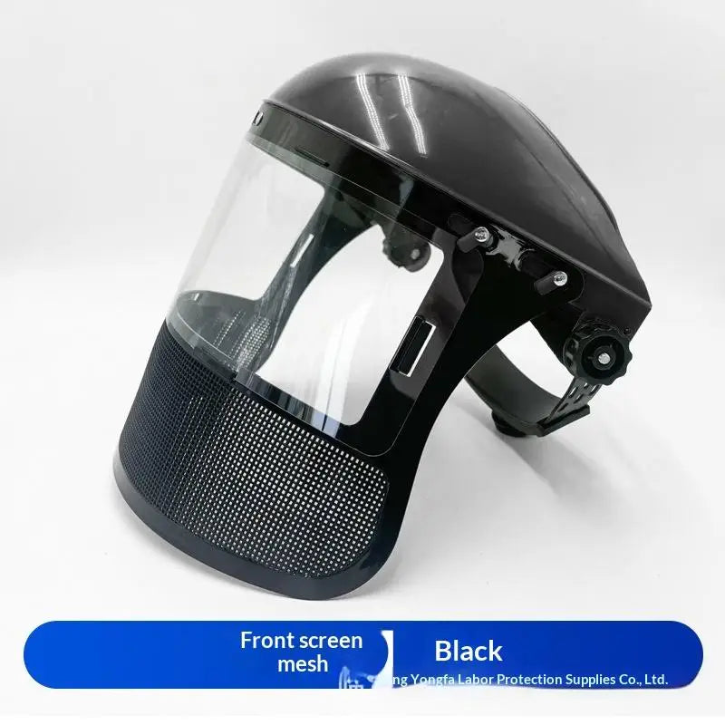 Garden Trimmer Safety Helmet with Full Face Mesh Mask