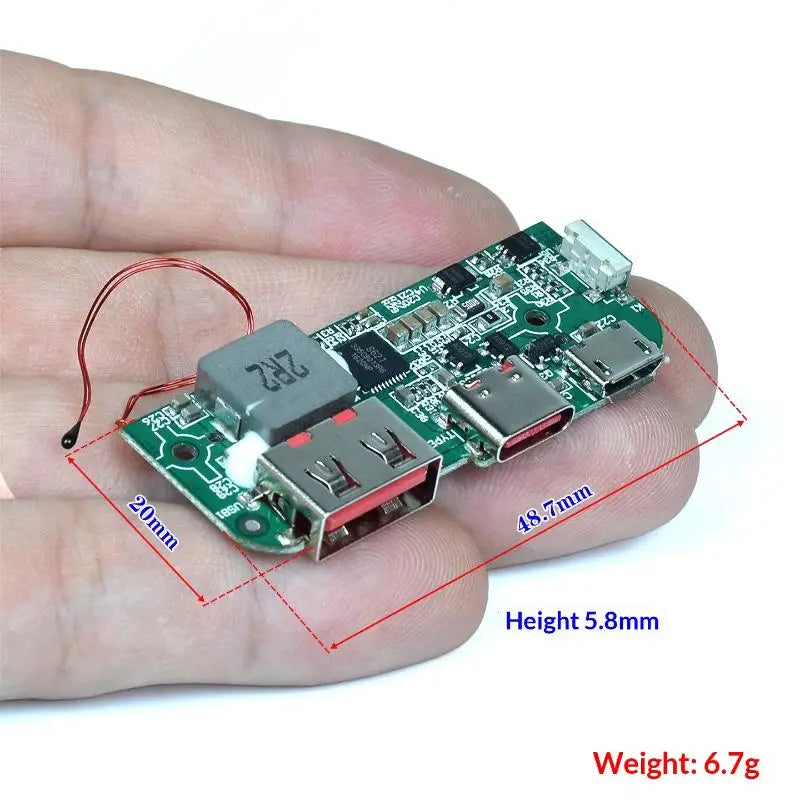S621 22.5W PD QC3.0 DIY Power Bank Fast Charging Module