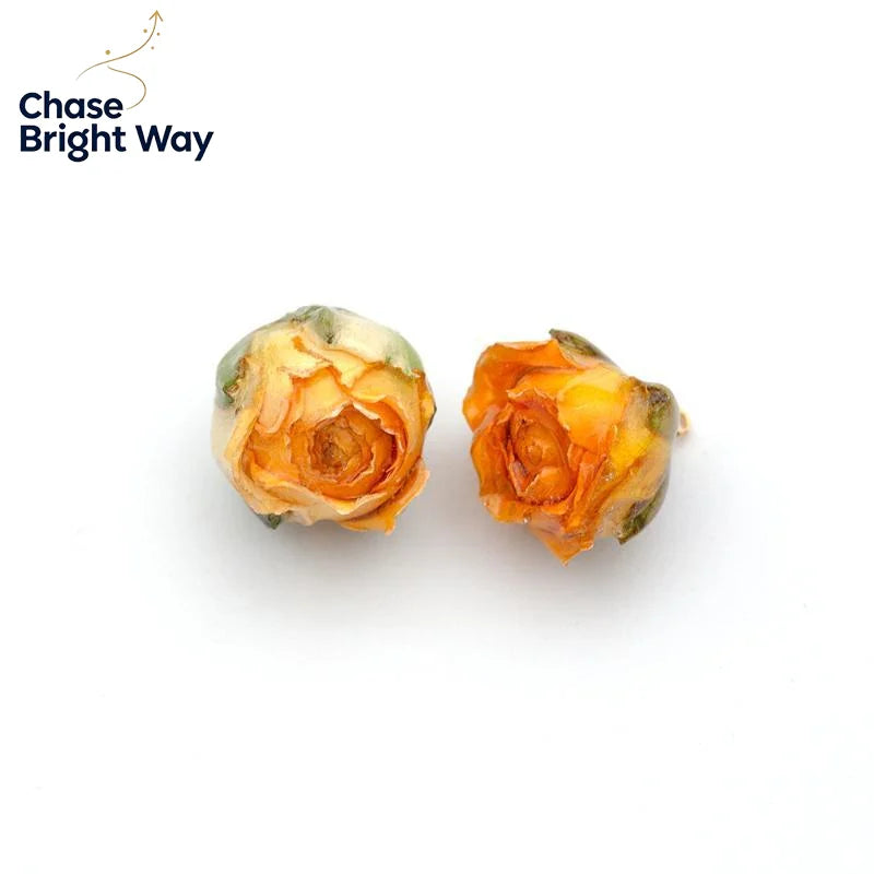 Real Preserved Rose Charms – 2 Pcs DIY Jewelry Making Set