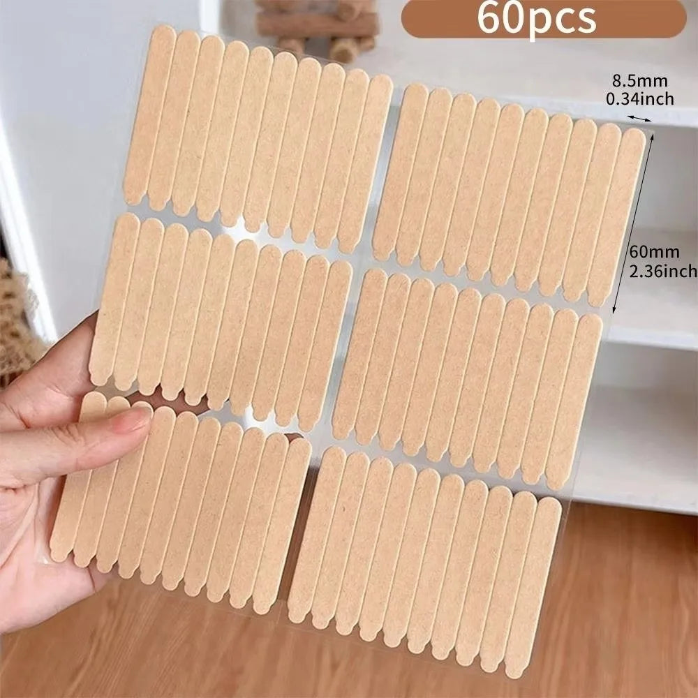 60/66Pcs Double-Sided Nail Glue Stickers for False Nails