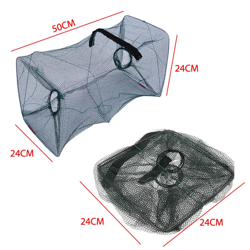 Foldable Fish Trap Net – Crab, Shrimp & Lobster Fishing Gear