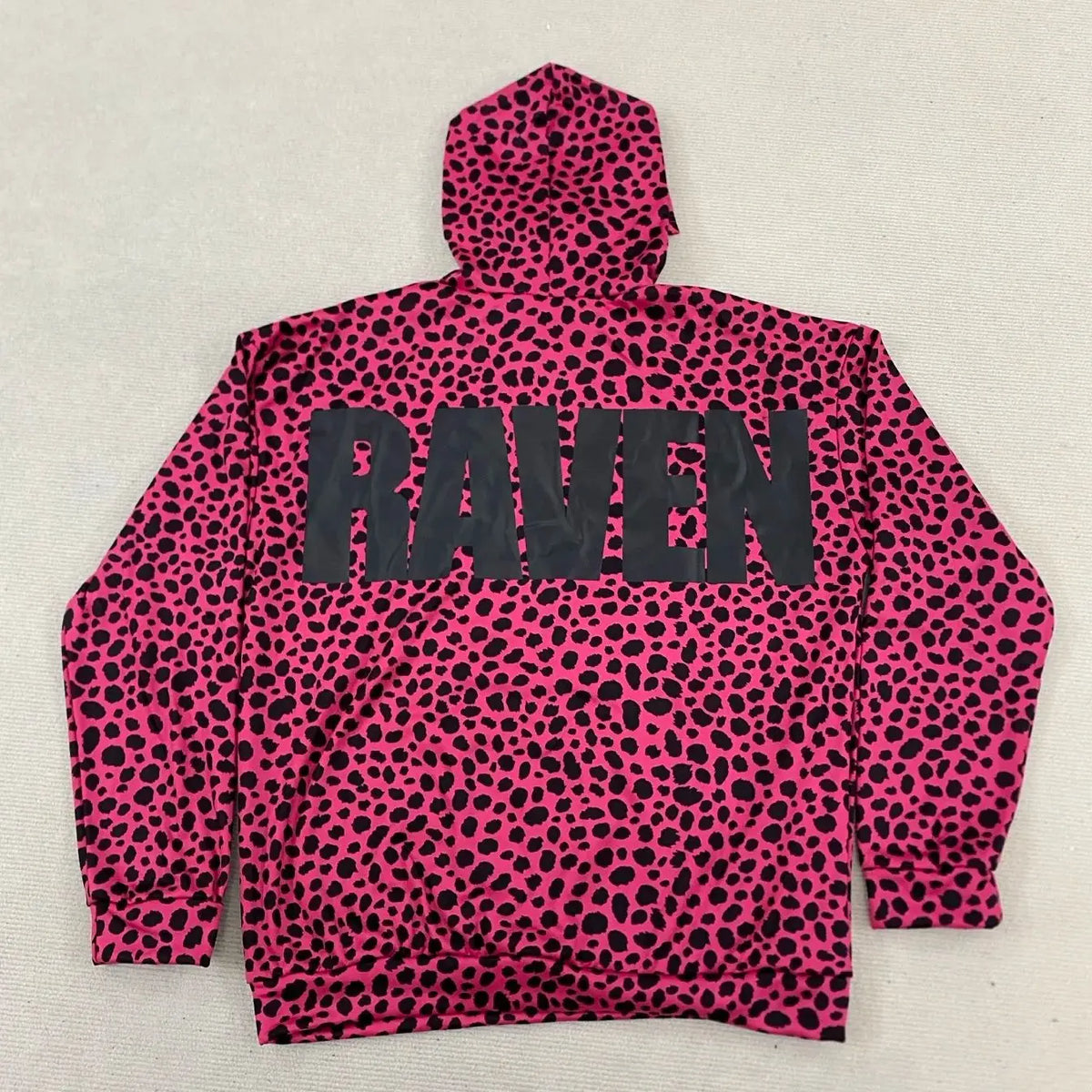 Y2K Punk Print Oversized Hoodie – Women's Retro Streetwear