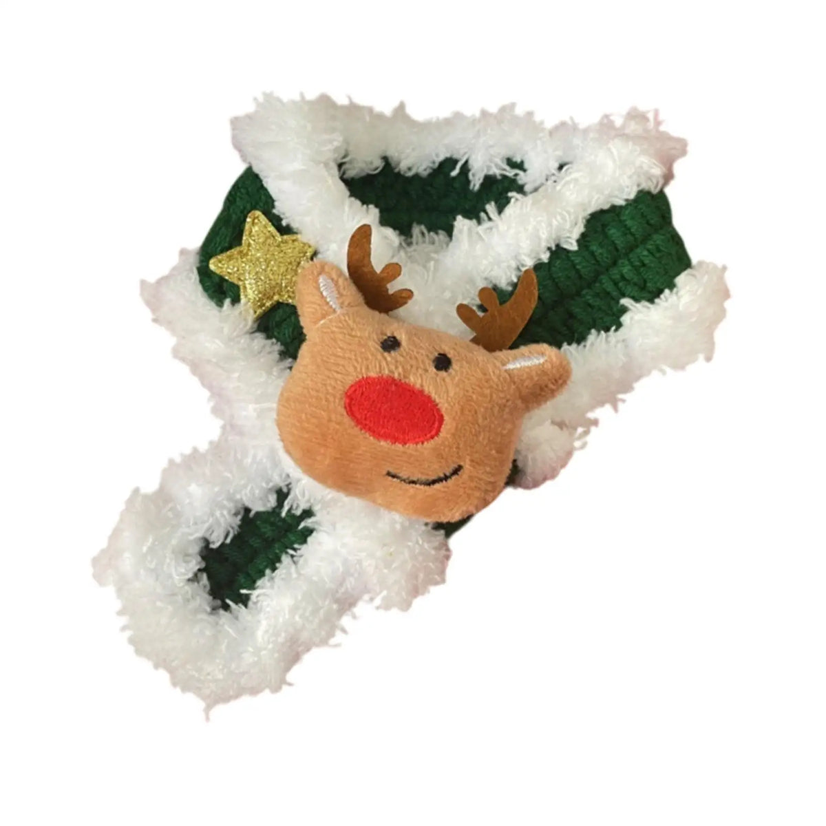 Dog Christmas Knitted Scarf – Cute Pet Neck Warmer Bandana