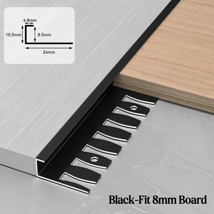 C-Shape Aluminum Stair Nosing Edge Banding Strip | Bendable