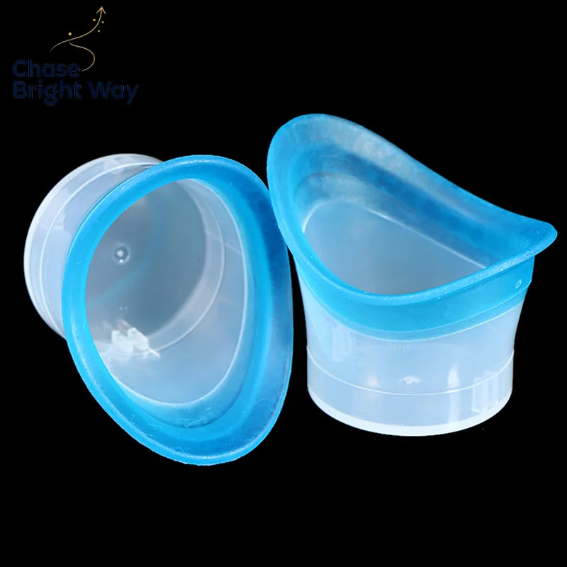 Silicone Eye Wash Cup Reusable Eye Bath 2-Pack
