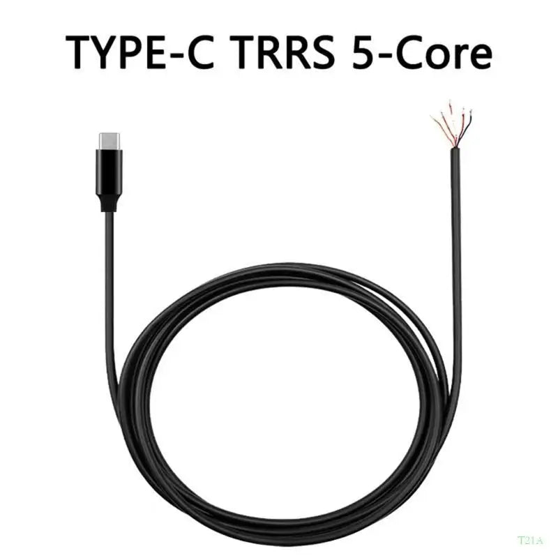 T21A Type C Headphone Repair Cable – TPE DIY Replacement Wire