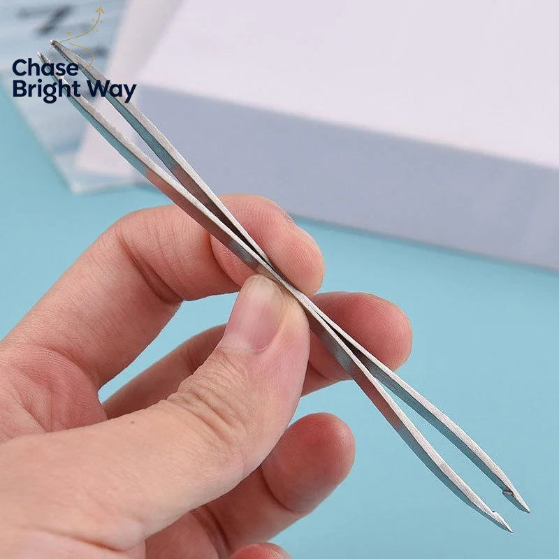 Stainless Steel Tick Remover Tweezers for Pets & Outdoors