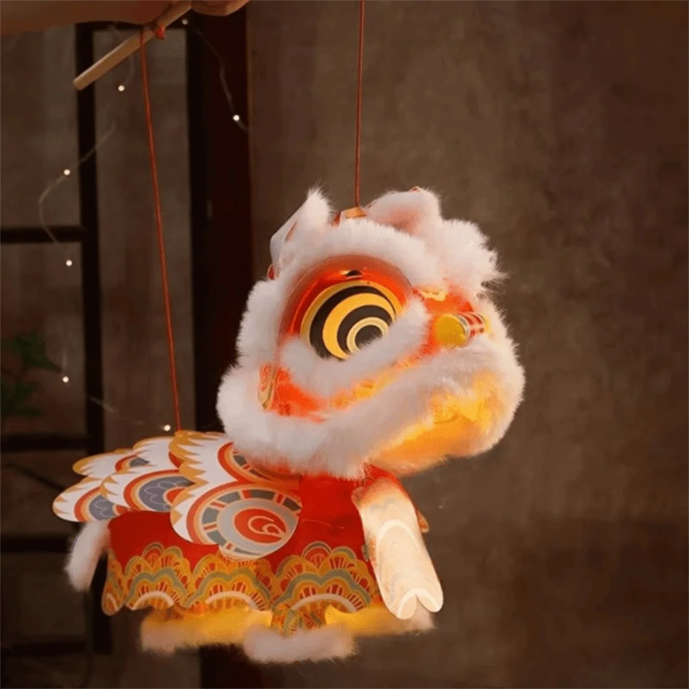 DIY Lion Dance Lantern – Lunar New Year Hanging Ornament & Tassel