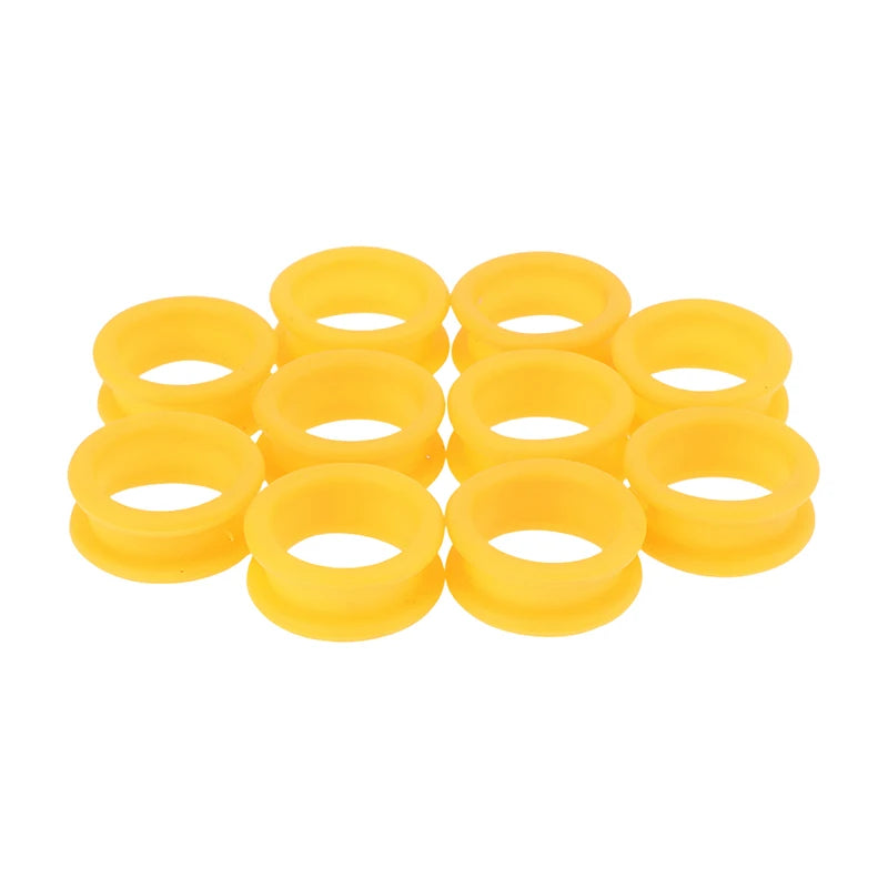 Silicone Scissor Finger Ring Inserts for Barbers – 10-Pack