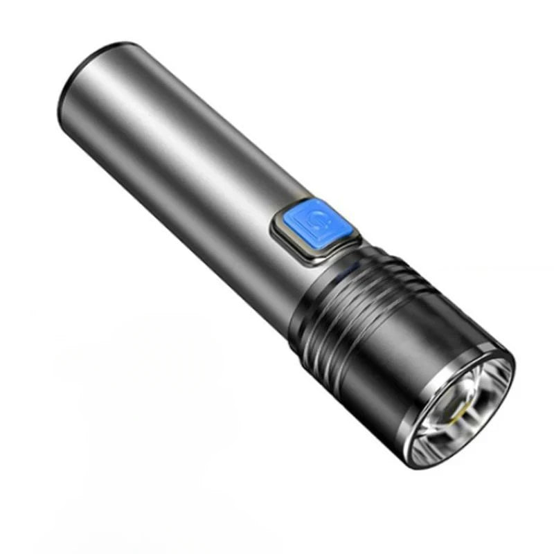 UV Black Light Flashlight 395nm Zoomable USB Rechargeable Torch