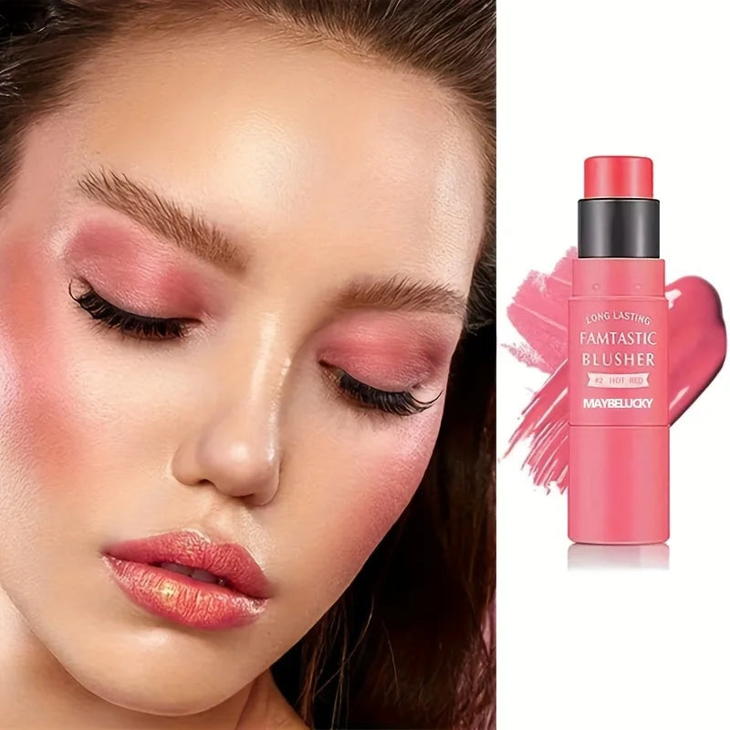 SAMMY Sponge Blush Stick – Matte Velvet Dual-Use Facial Blush
