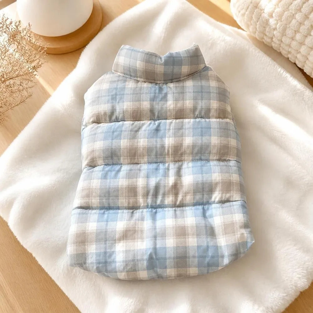 Padded Dog Winter Jacket – Windproof Bodysuit for Small Dogs