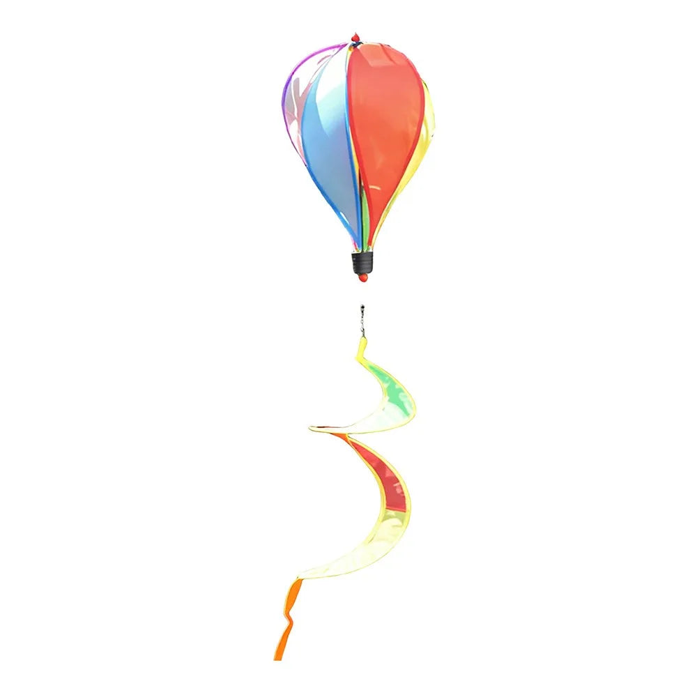 Giant Hot Air Balloon Wind Spinner | Rainbow Color-Changing