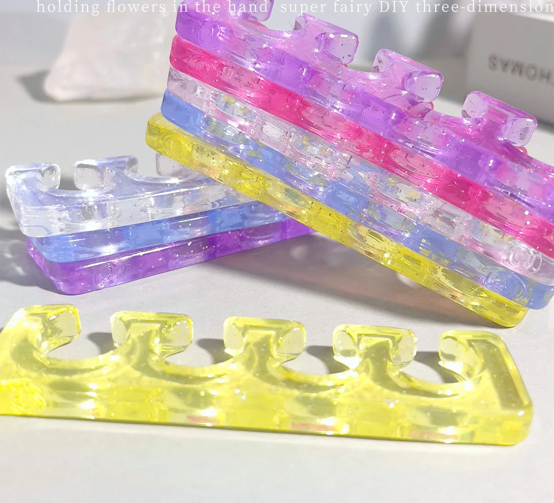 Soft Silicone Toe & Finger Separators – 1 Pair | C-Shape