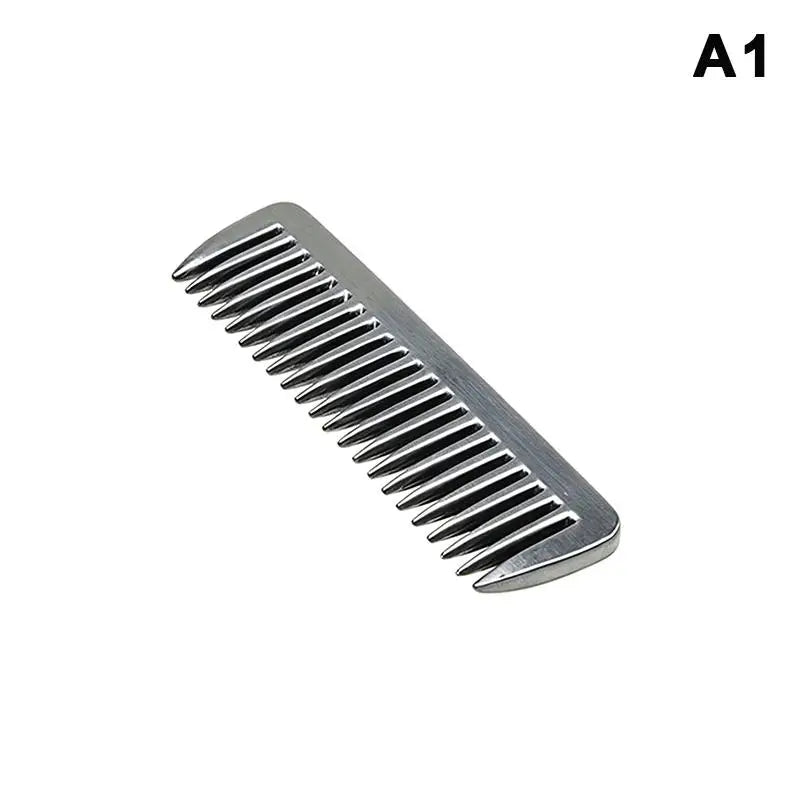 Aluminum Horse Curry Comb – Metal Mane & Tail Grooming Tool