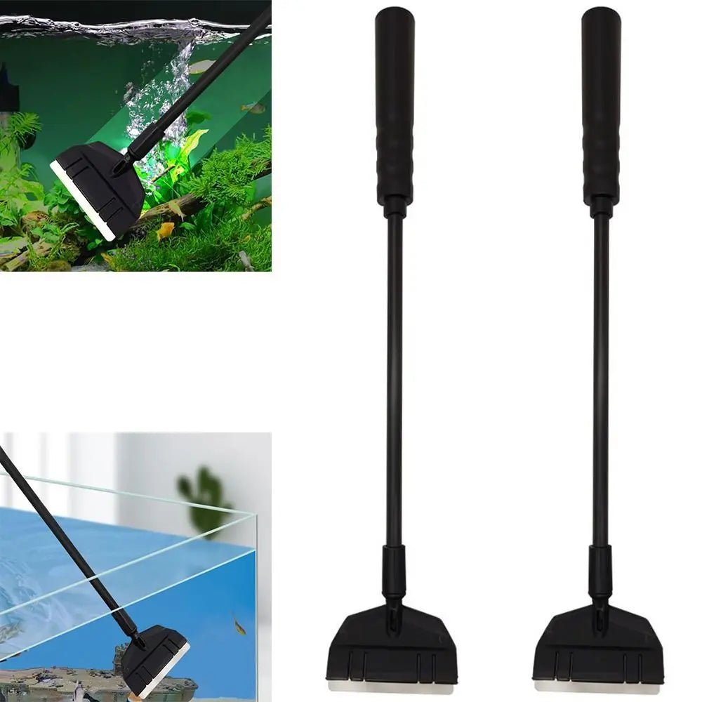 Stainless Steel Aquarium Algae Scraper – 33/53/73cm Fish Tank
