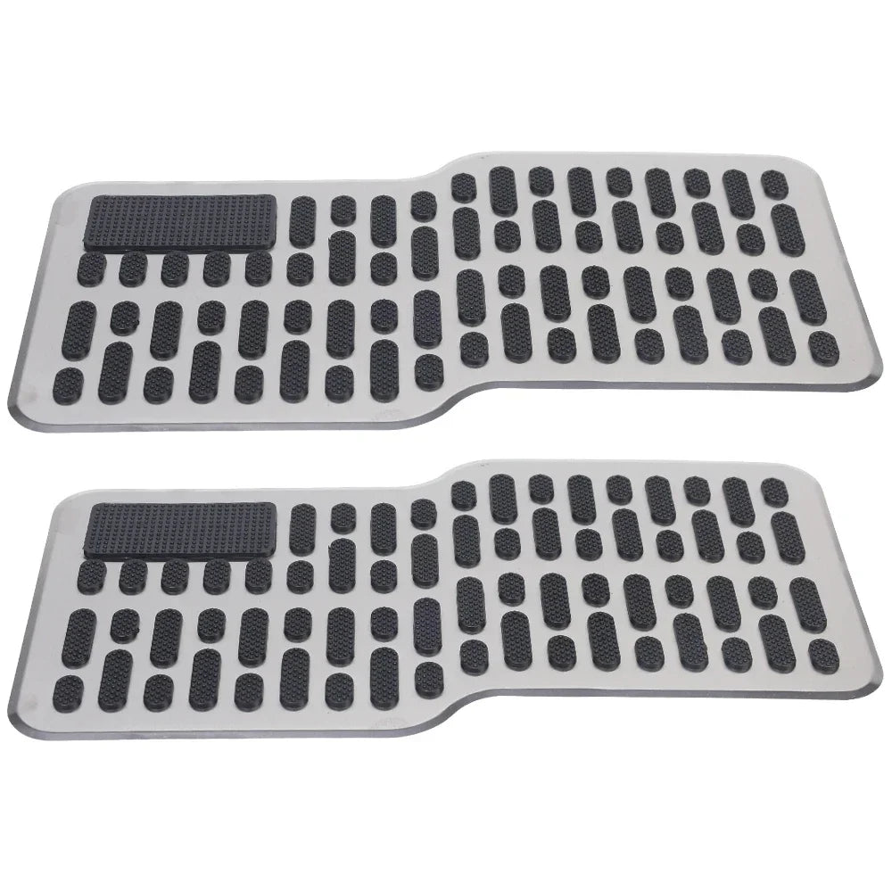 Stainless Steel Anti-Slip Car Pedal Covers | Brake Pad Set