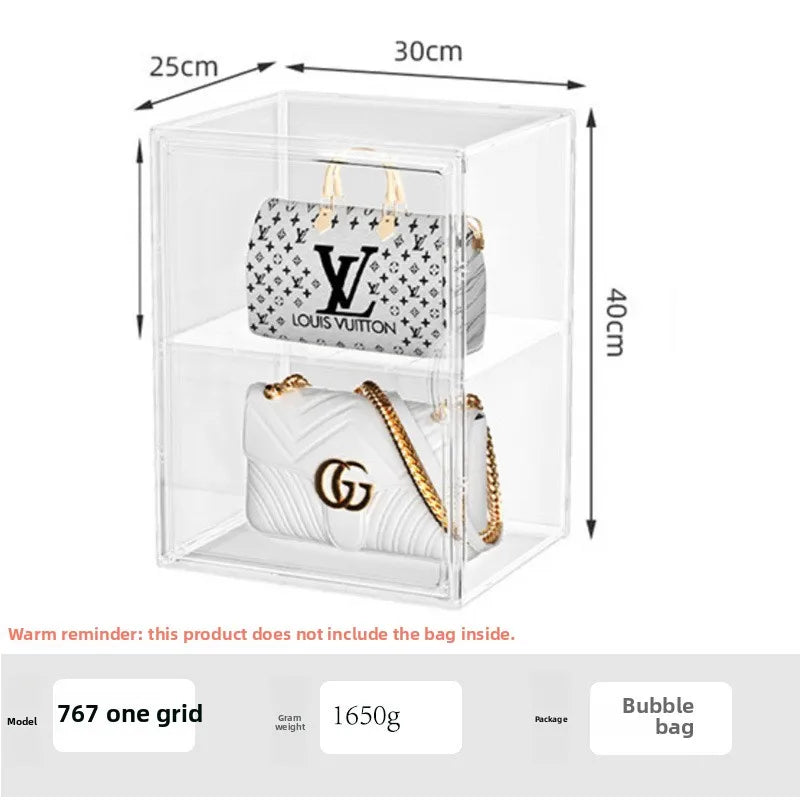 Oversized Handbag Storage Organizer – Acrylic Display Case