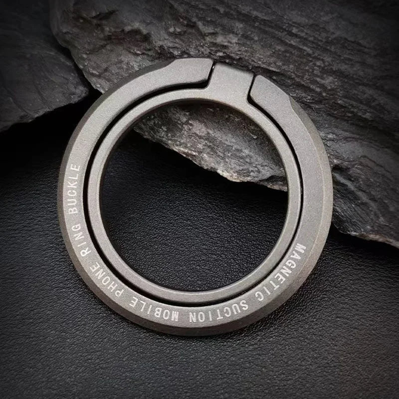 Magnetic Phone Ring Holder 360° Rotating Finger Grip Kickstand