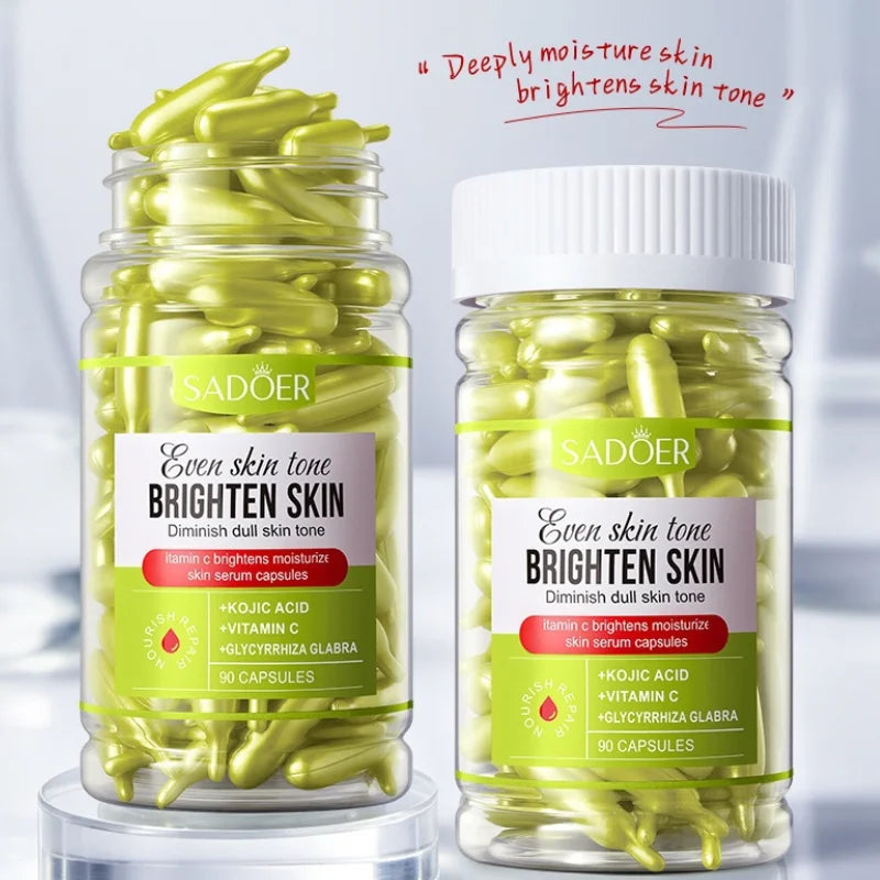 Vitamin C Essence Capsules – 90ct Moisturizing Face Serum