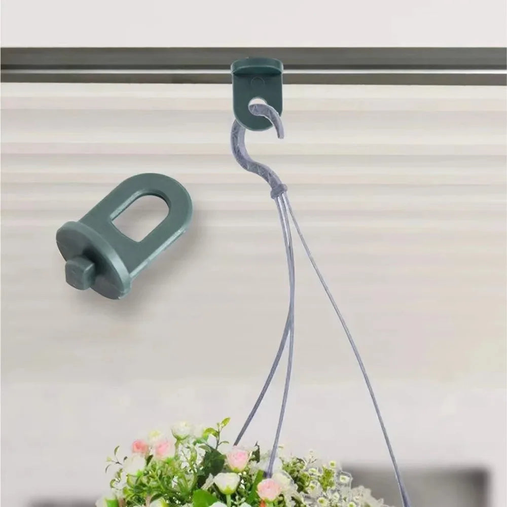 50-Pack Plastic Greenhouse Hooks – Multifunctional Plant Clips