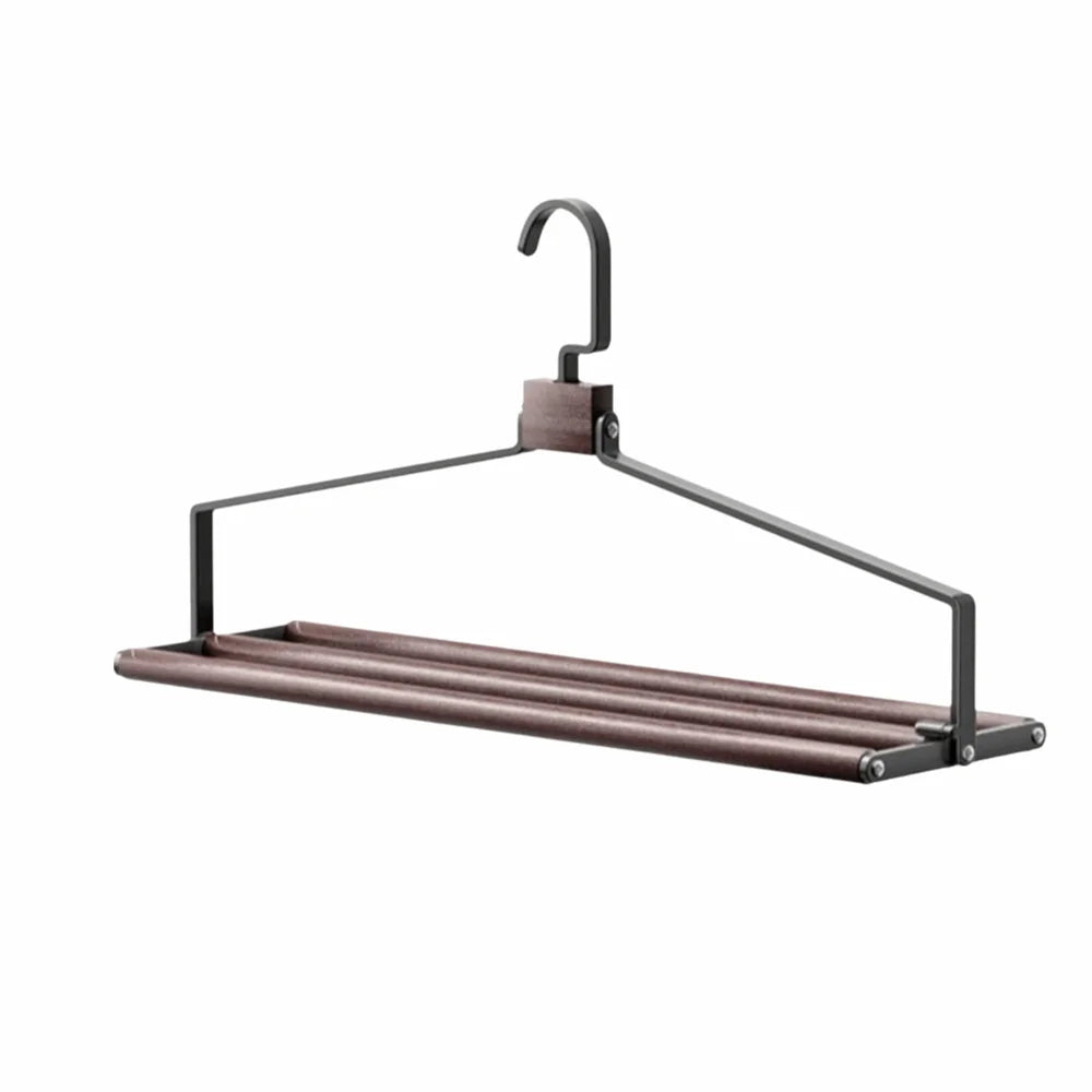 Foldable Blanket Drying Rack – Large Capacity Iron & Wood