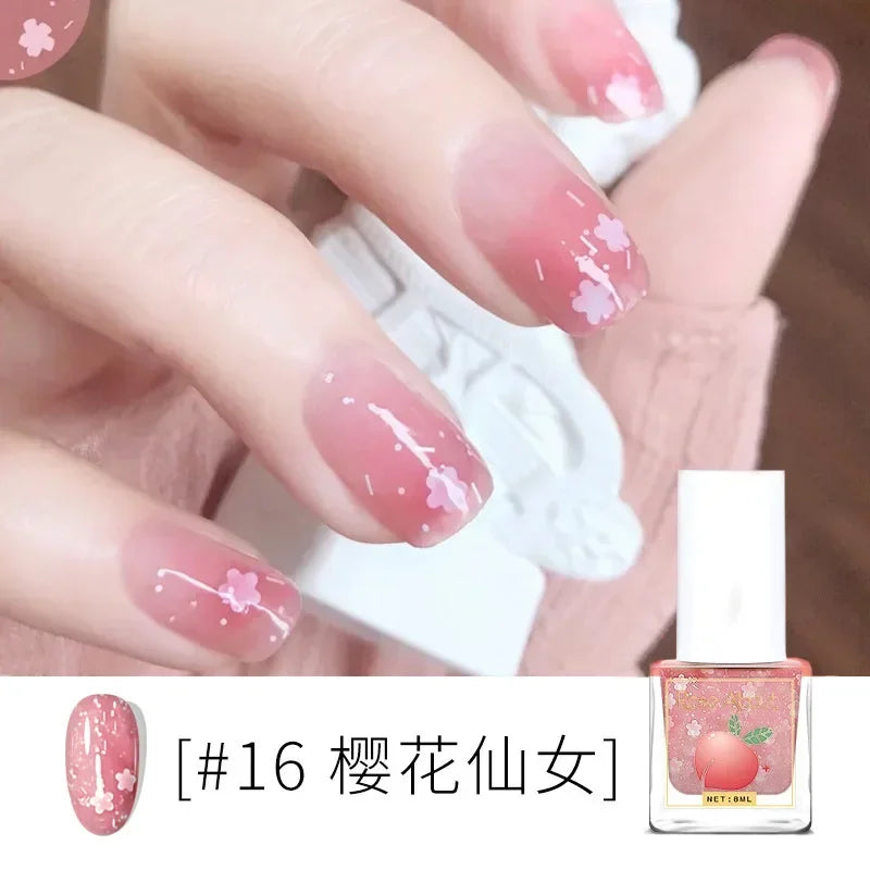 Handaiyan 8ml Water-Based Peel-Off Nail Polish | Quick Dry