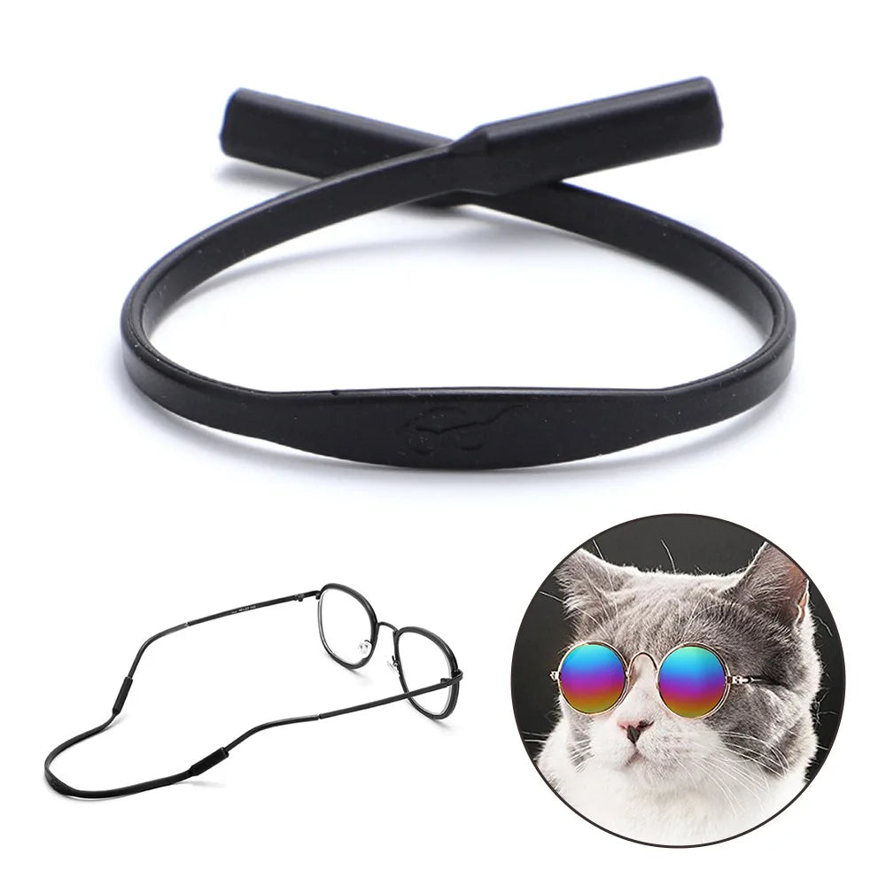 Vintage Round Pet Glasses – Dog & Cat Photo Prop Eyewear