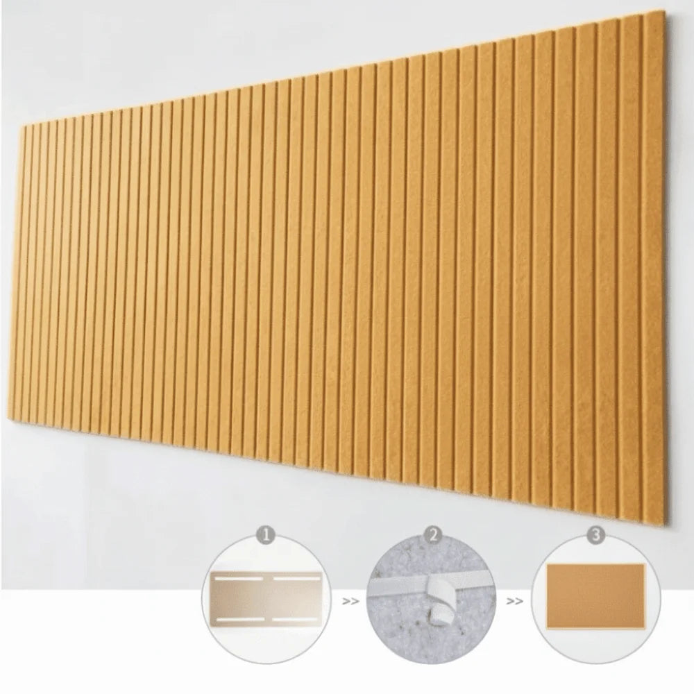Self-Adhesive Felt Bulletin Board 40x60cm – No-Drill Wall Display