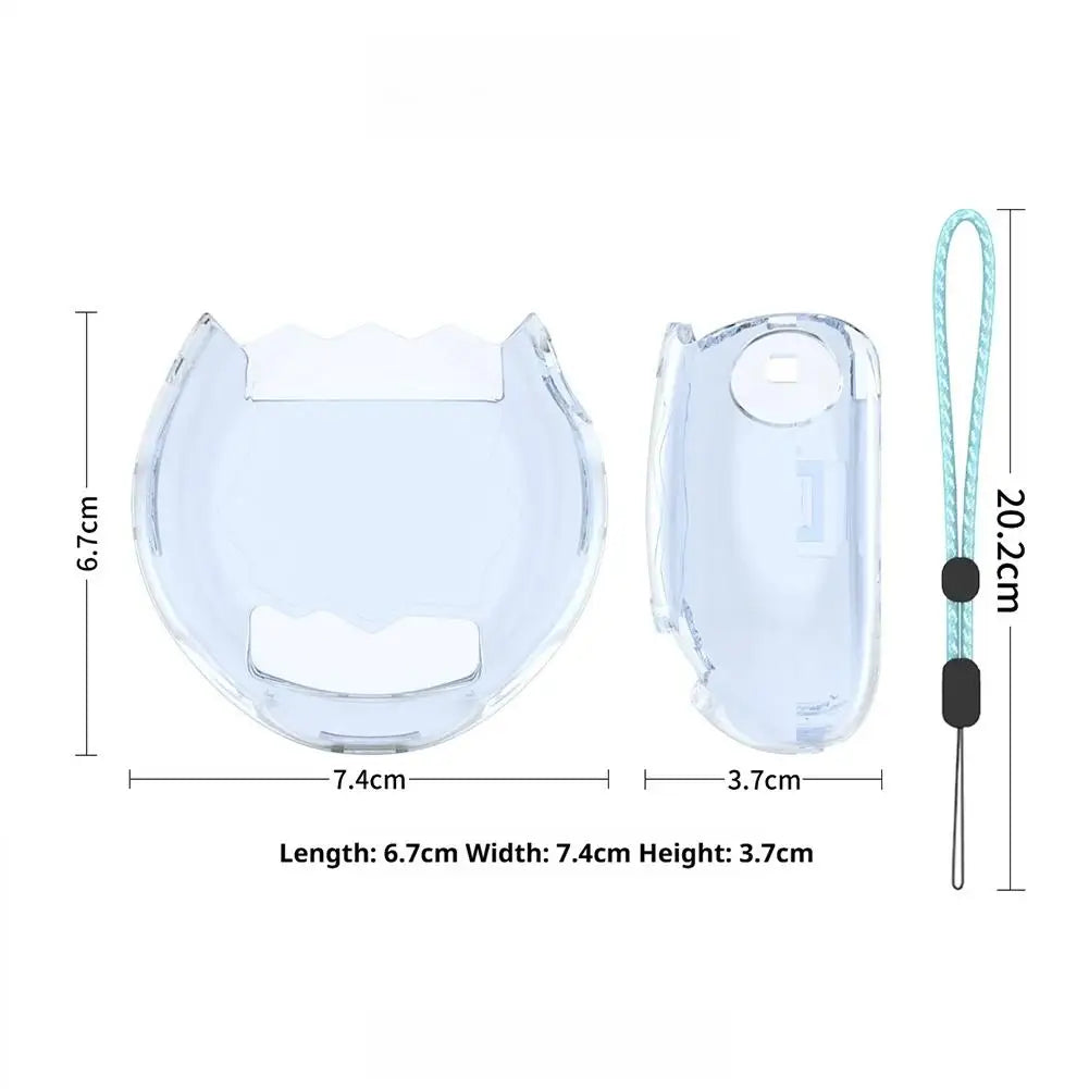 Tamagotchi Paradise Clear Protective Case with Lanyard | PC Cover