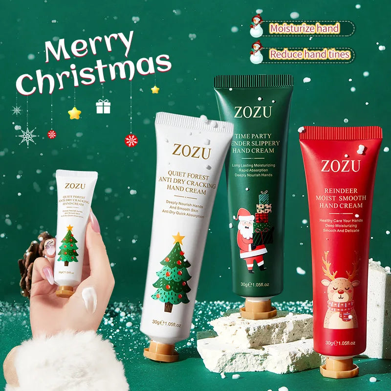 ZOZU 5-Piece Christmas Hand Cream Set – Moisturizing Gift