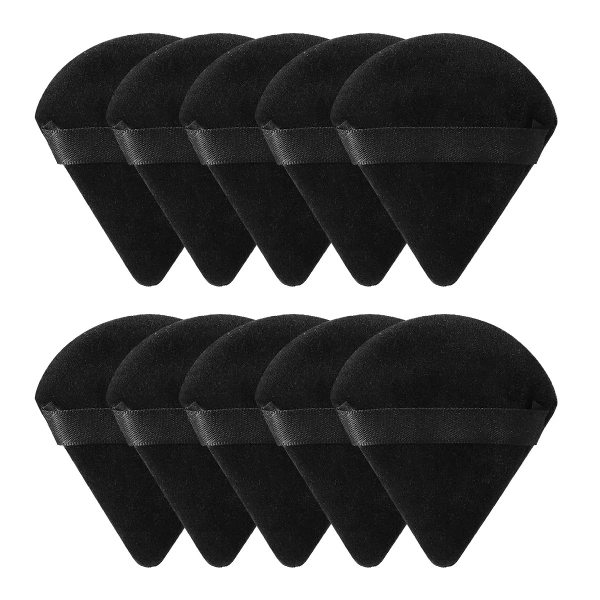 Triangle Velvet Powder Puff Set – Mini Makeup Sponge 10/20 Pcs