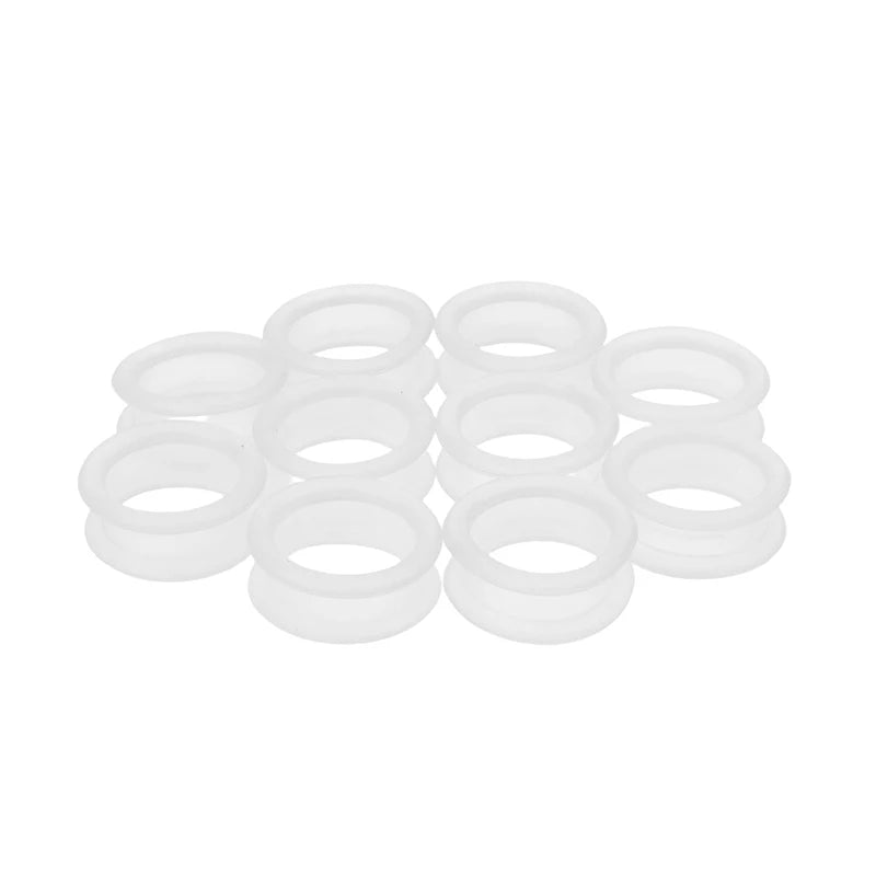 Silicone Scissor Finger Ring Inserts for Barbers – 10-Pack