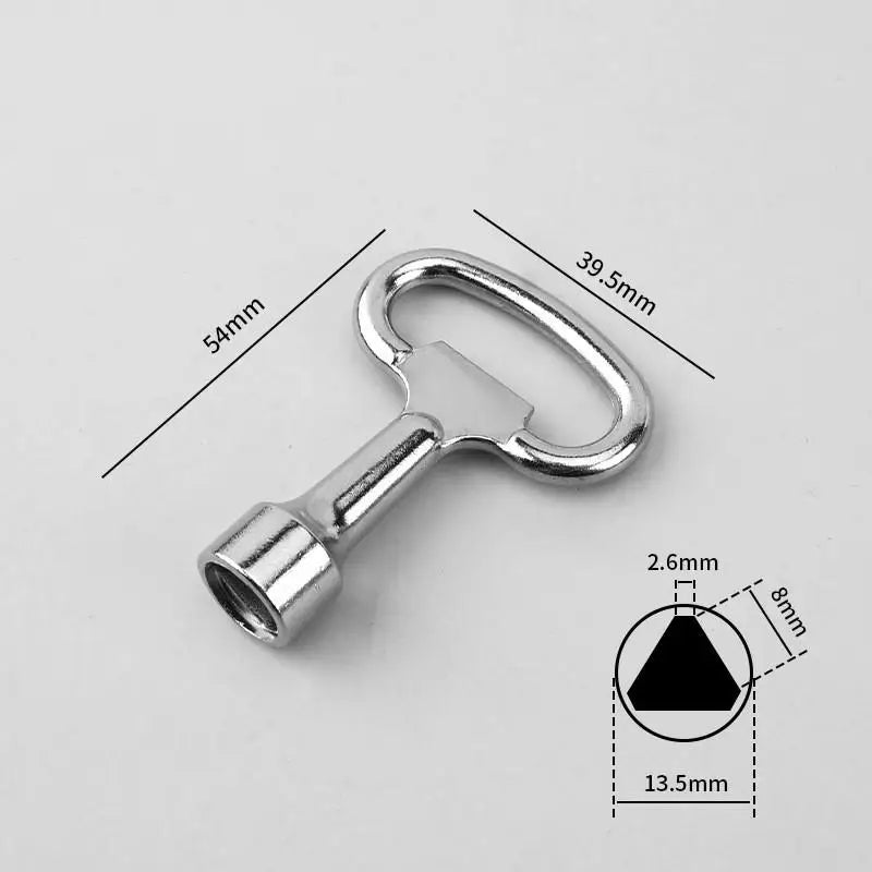 Universal Alloy Triangular Wrench Key – Multi-Purpose Cabinet Tool