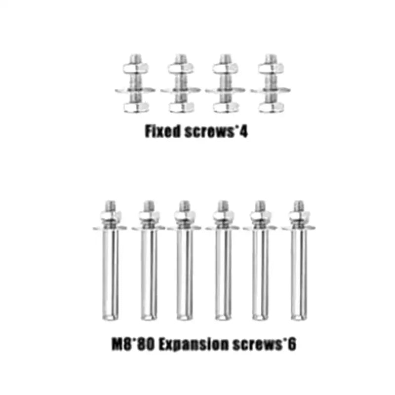 Universal AC Wall Bracket 1–1.5HP | 304 Stainless Steel Pair
