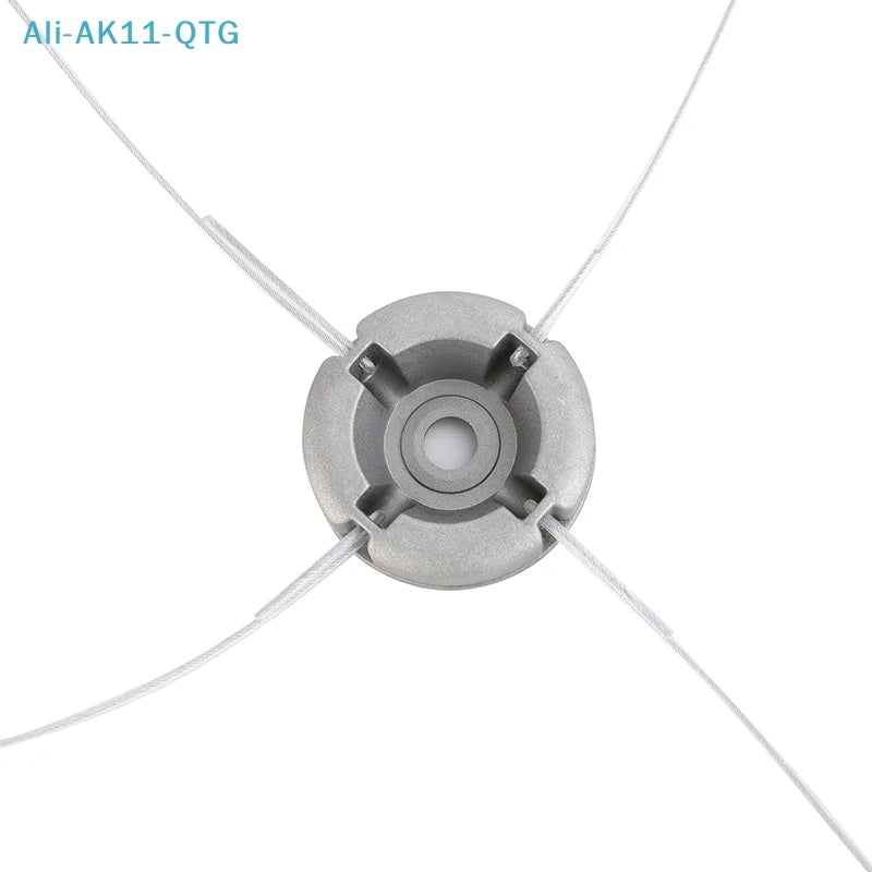 Universal Aluminum Alloy Trimmer Head with Nylon Mowing Line